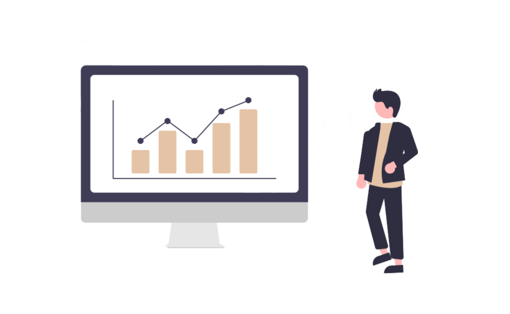 Dessin d une personne regardant un ordinteur avec investissement dessus blog Media Boost Dessin d une personne regardant un ordinteur avec investissement dessus blog Media Boost