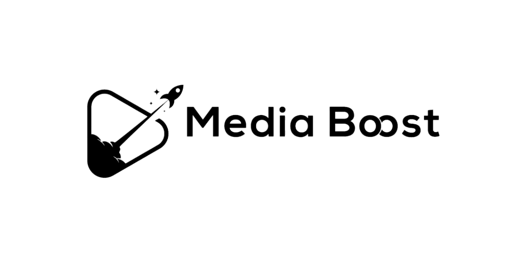 Media Boost logo black page header